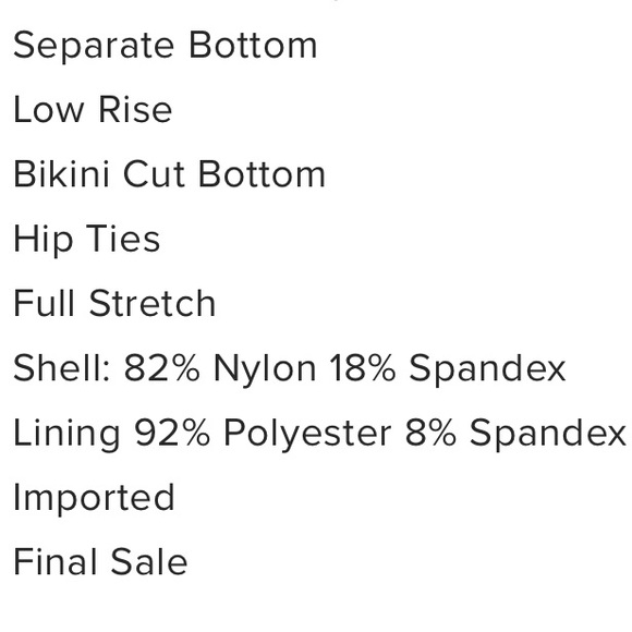 NWOT ❤️BIKINI BOTTOM - Picture 3 of 3